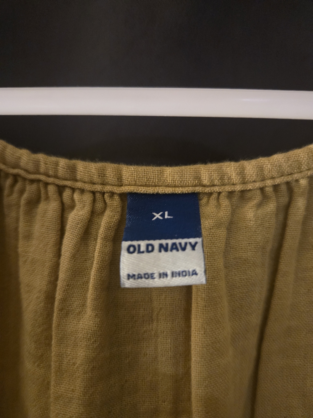 Old Navy Relaxed Boho Dress in Mustard - Picture 2 of 2